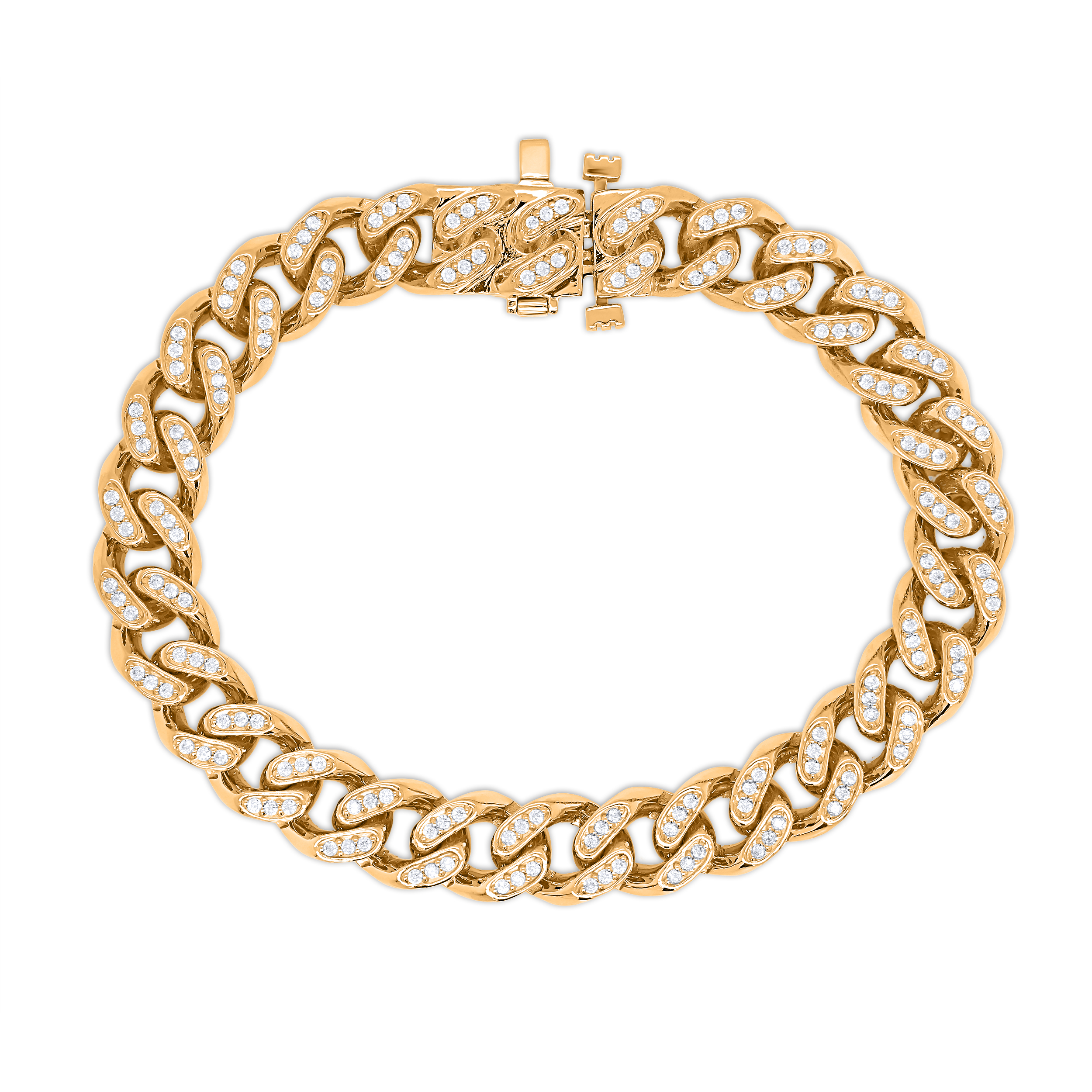 Diamour 7/8 Cttw Diamond Bracelet in 14Kt Yellow Gold